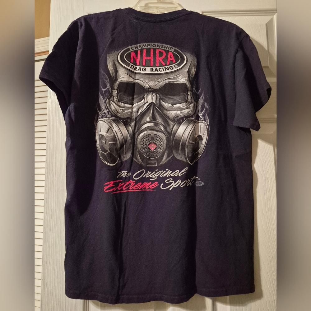 NHRA " The Original Extreme Sport" National Hot Rod Association Black T-Shirt - Picture 3 of 6